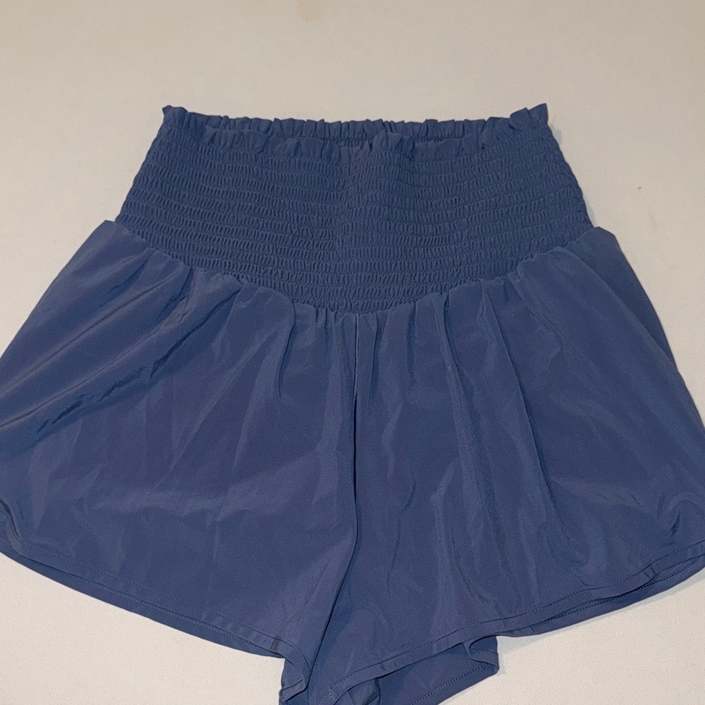 EUC Women's Blue High-Waisted Shorts